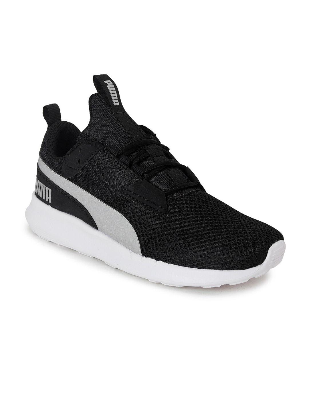 puma women black colourblocked sneakers