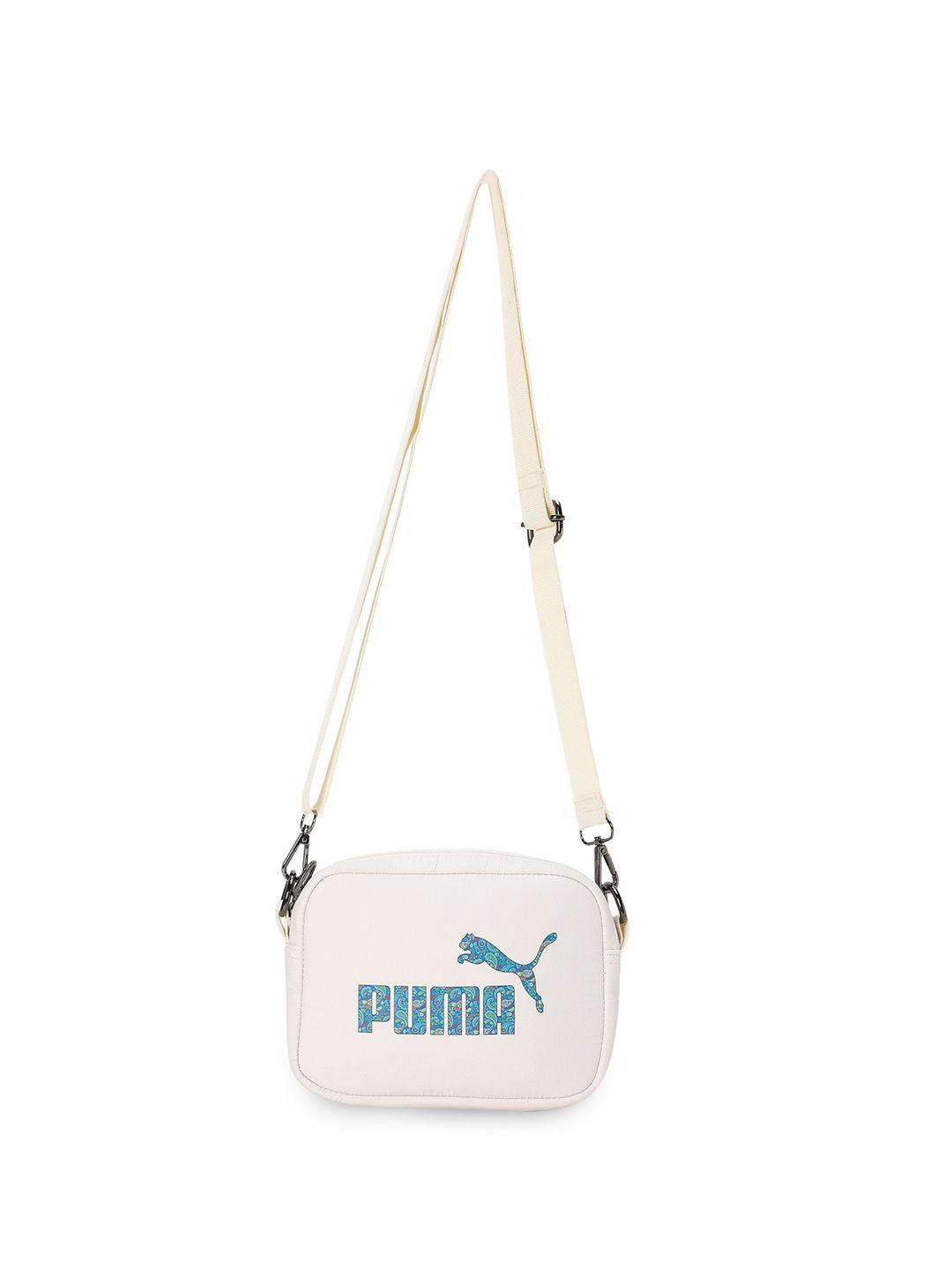 puma women brand logo printed crossbody sling bag