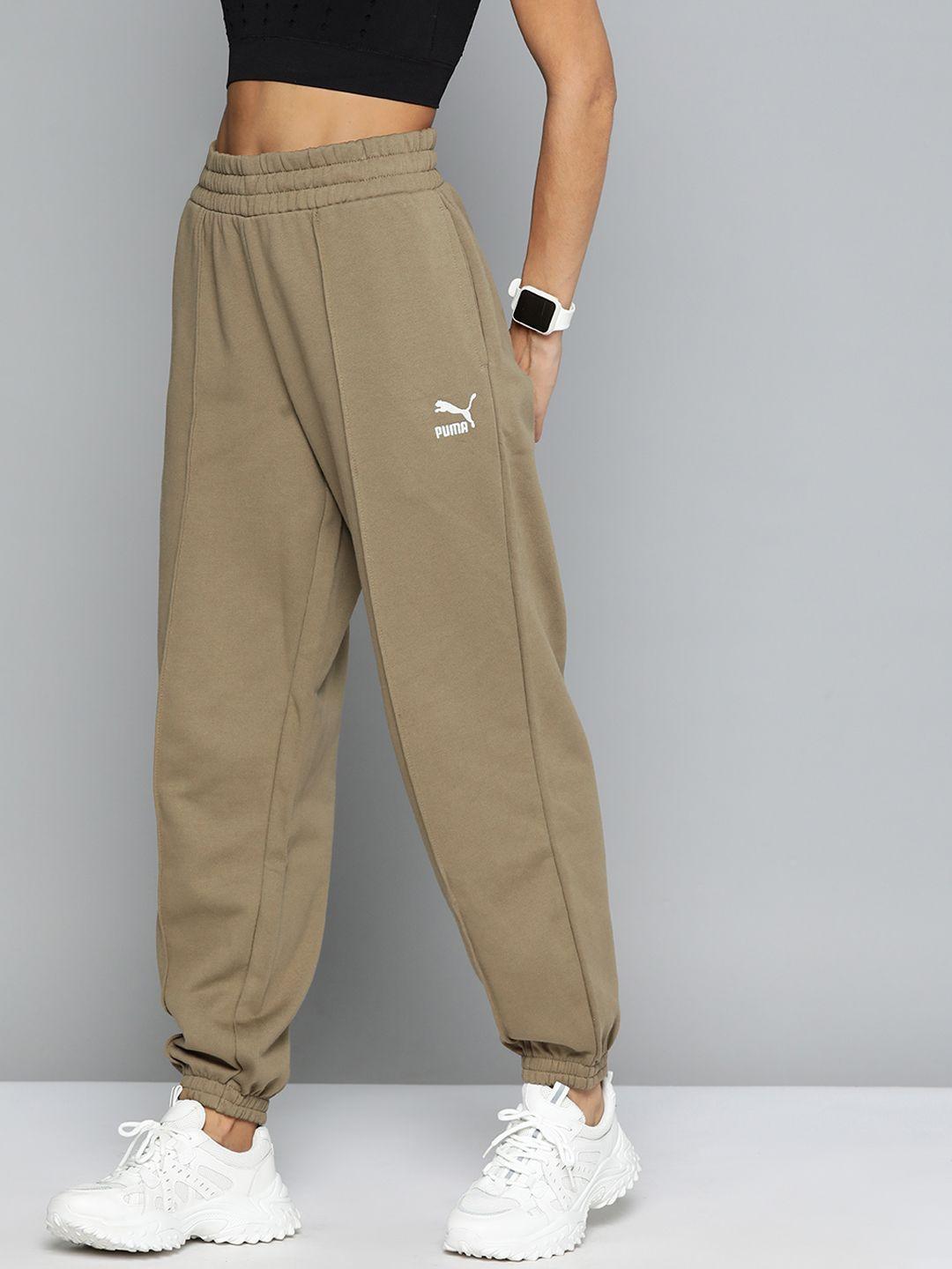 puma women classics relaxed-fit sweat joggers