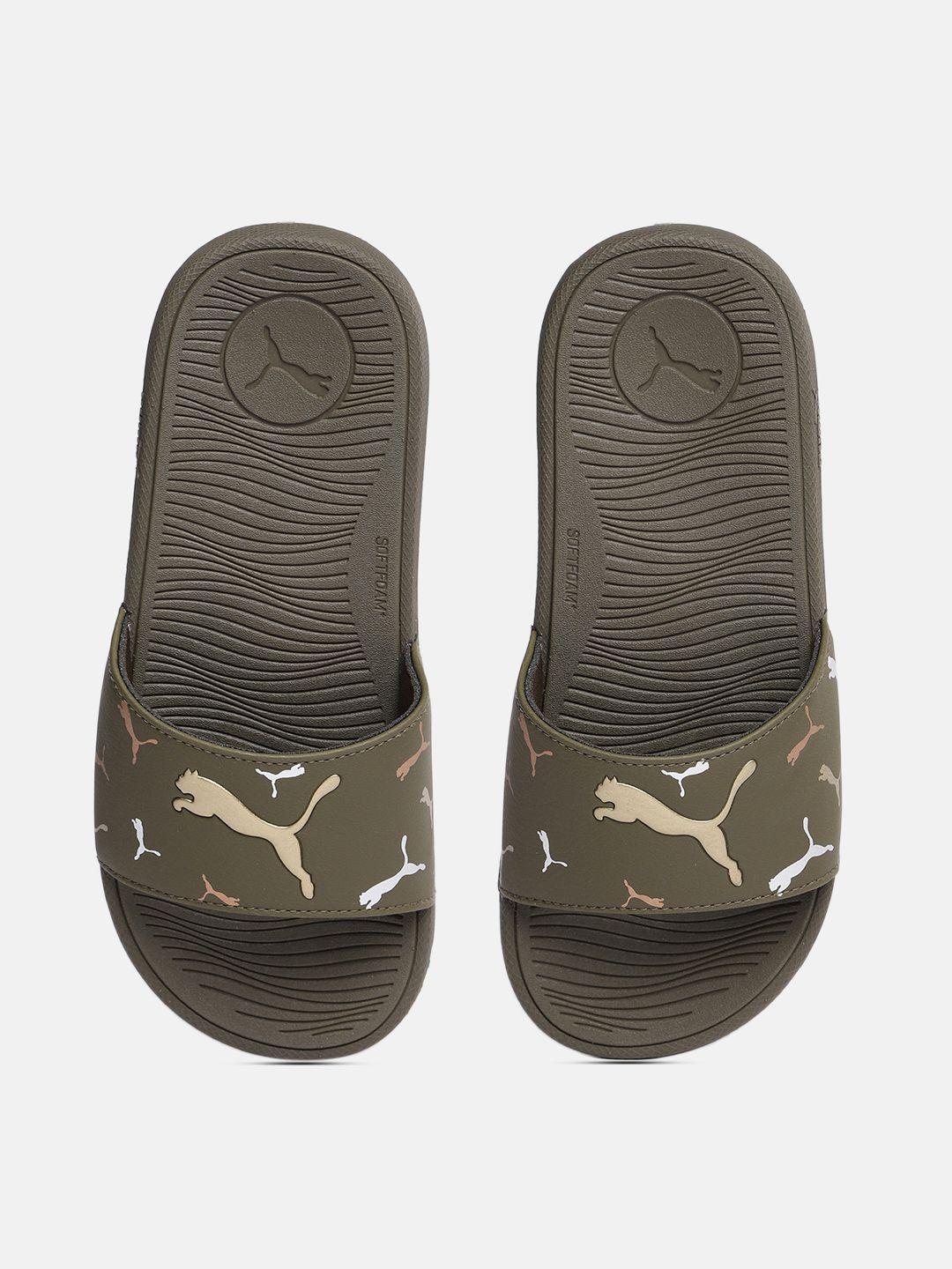 puma women cool cat 2 aop printed sliders