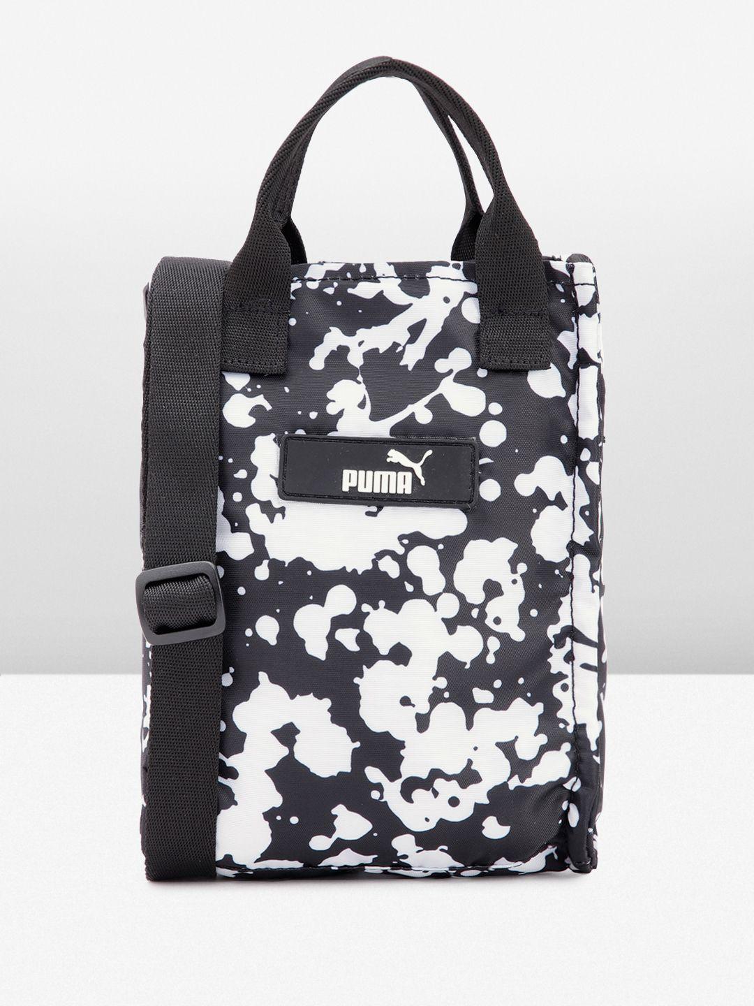 puma women core pop x printed sling bag