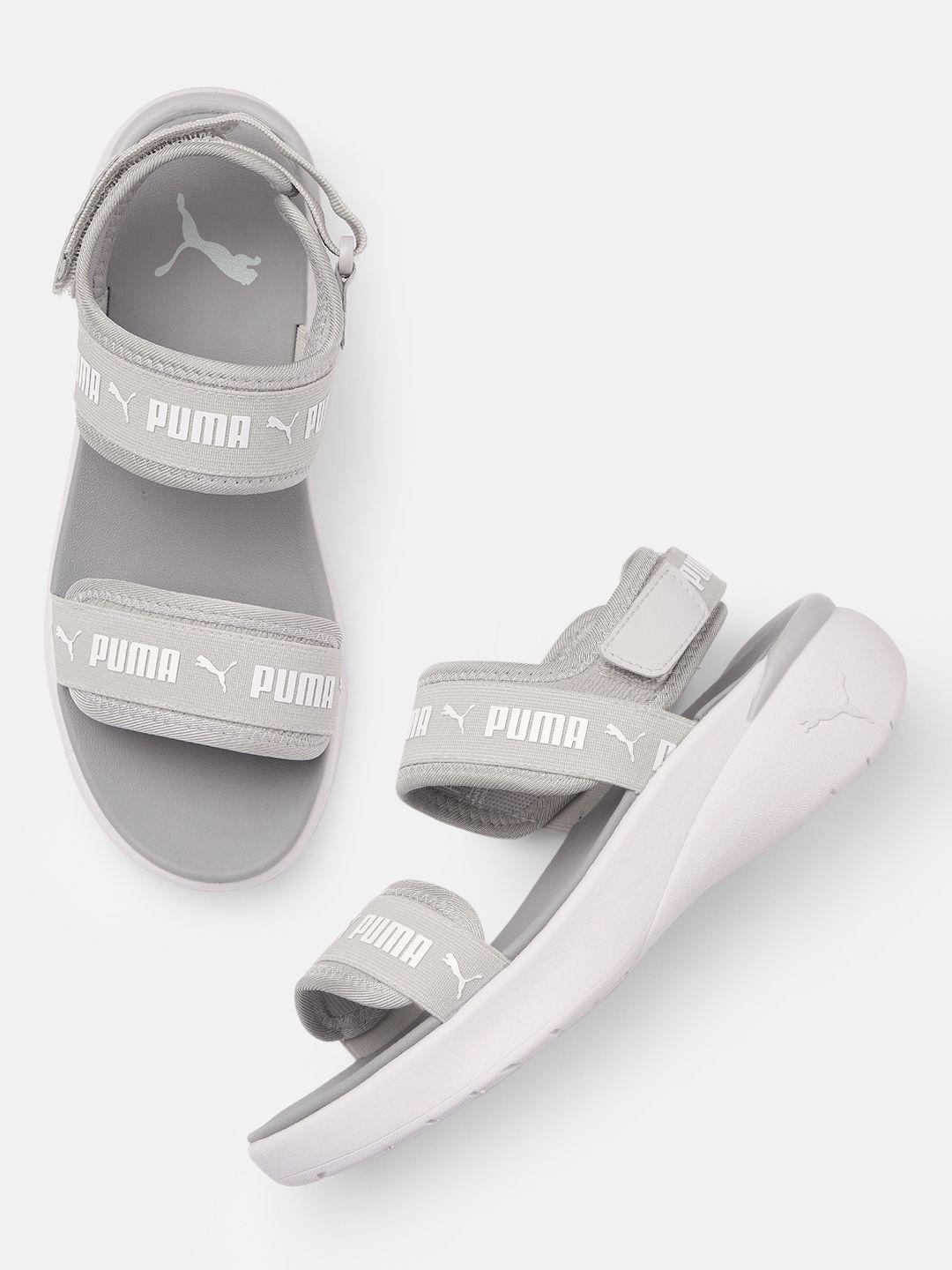 puma women grey sportie sports sandals