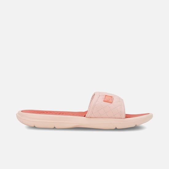 puma women quilted slide sandals