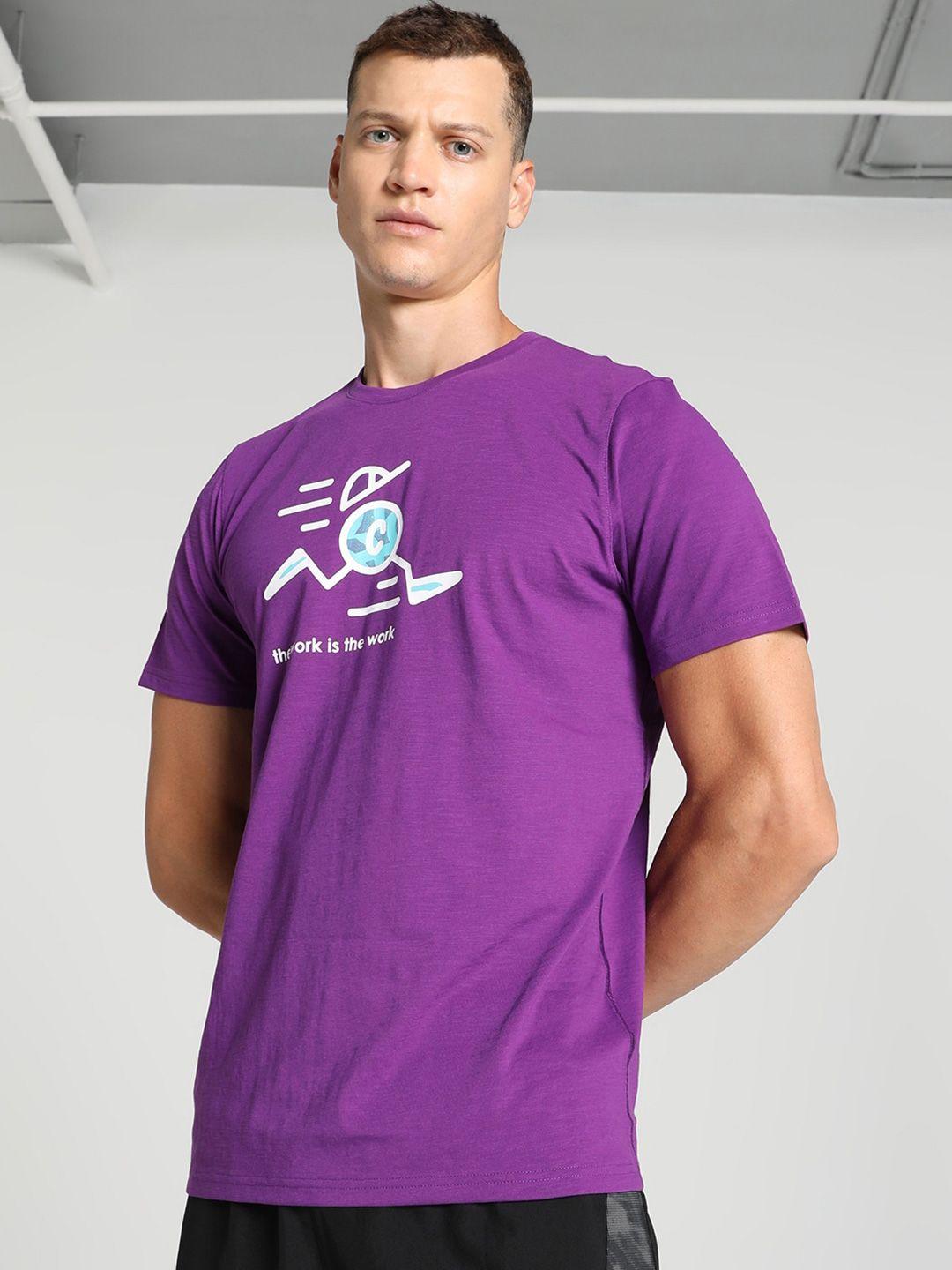 puma x ciele graphic-print drycell running t-shirt