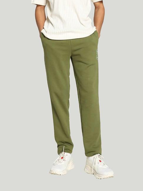 puma x one8 olive slim fit trackpants