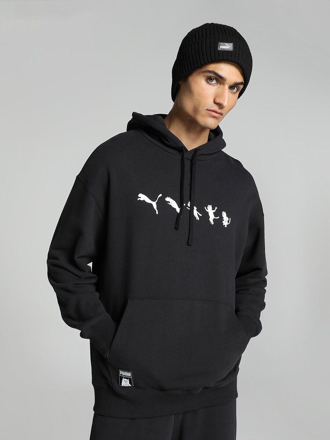 puma x ripndip men printed cotton pullover sweatshirt