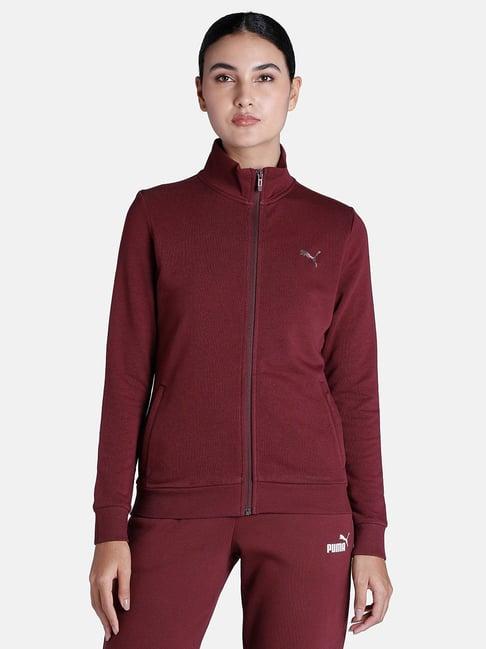 puma zippered terry regular fit jacket