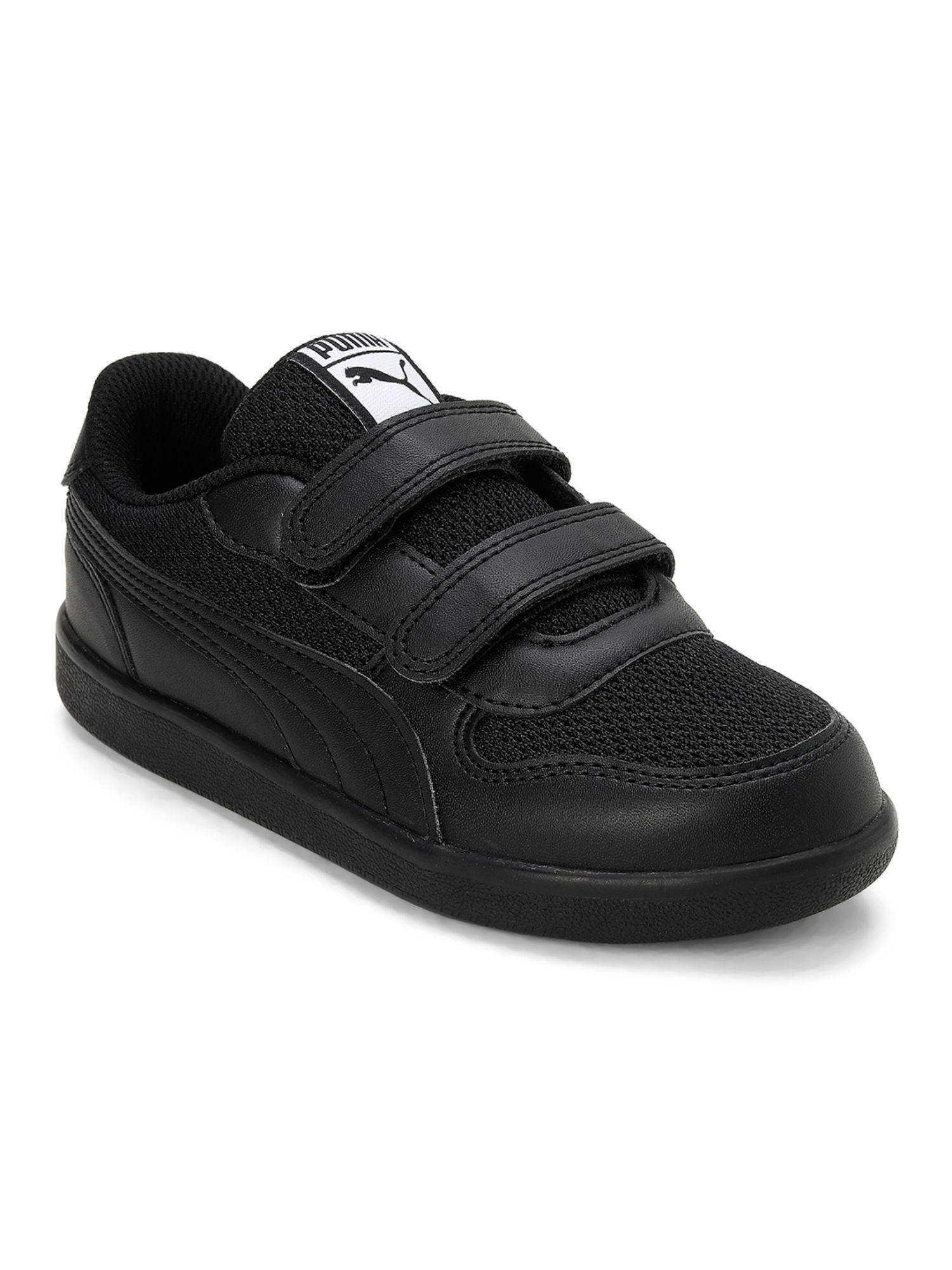 punch comfort preschool kids black casual shoes