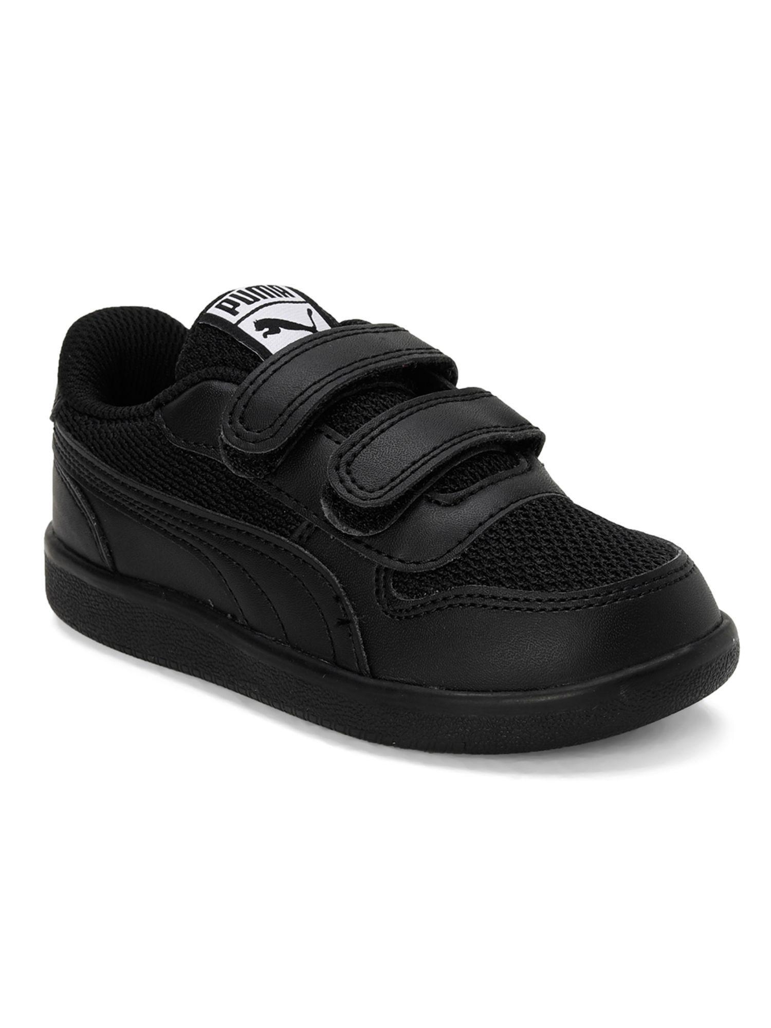 punch comfort infant kids black casual shoes