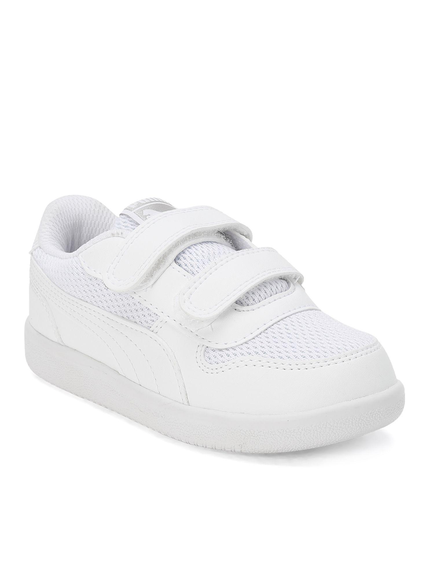 punch comfort infant kids white casual shoes