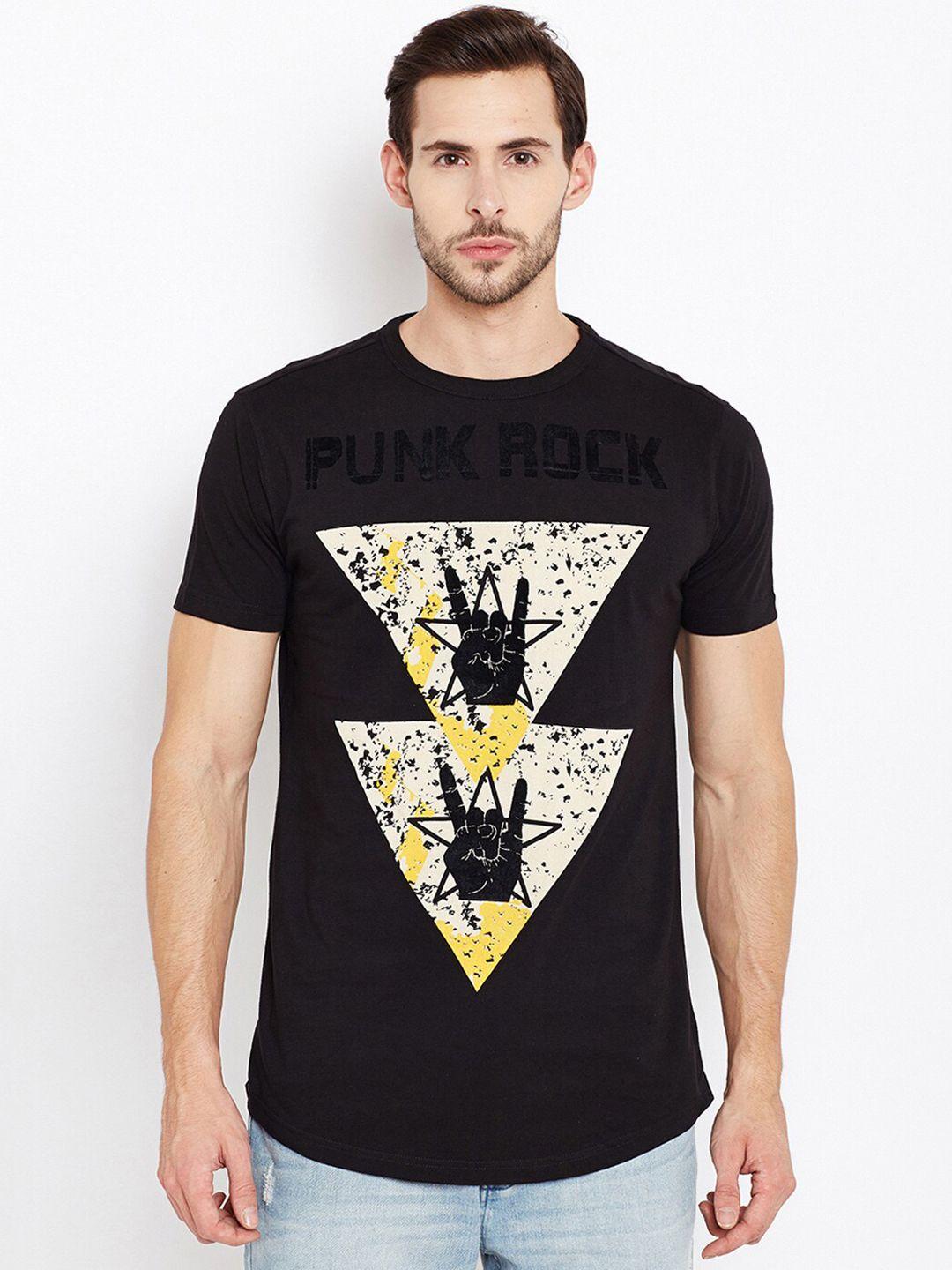 punk graphic printed cotton t-shirt