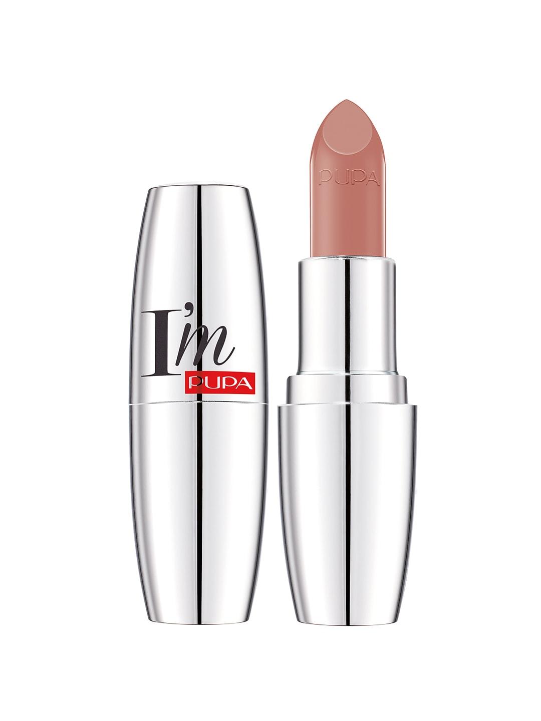 pupa milano i'm nude absolute comfort nude look lipstick - baby doll 001