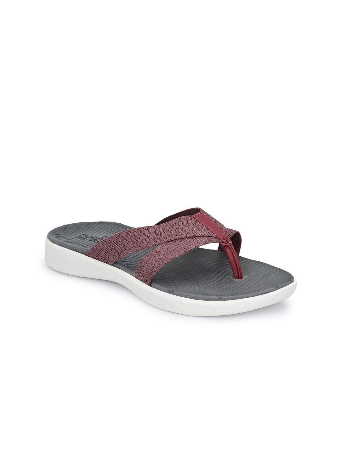 pupil london women textured slip-on flip flops