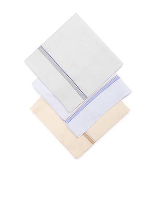 pure cotton handkerchief - pack of 3