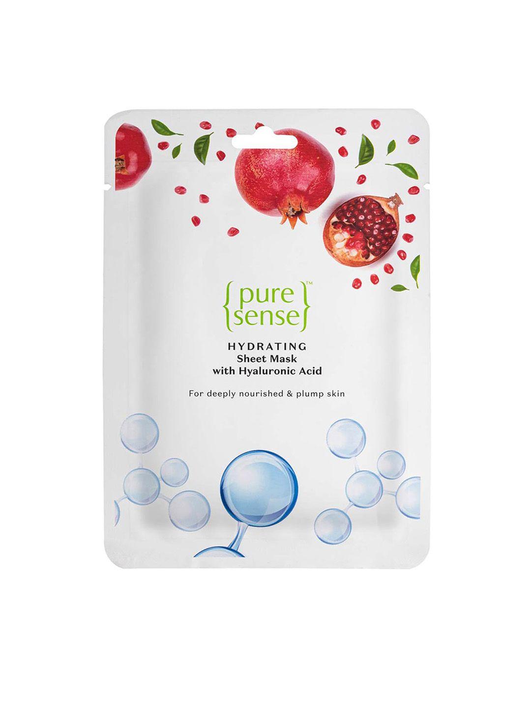 pure sense hydrating sheet mask with hyaluronic acid for nourished & plump skin - 15g
