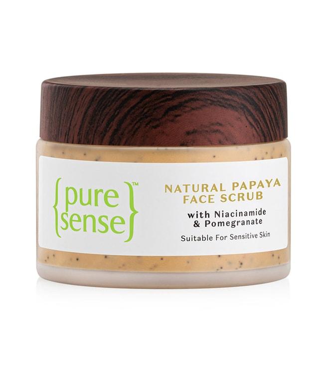 pure sense natural papaya face scrub - 50 gm