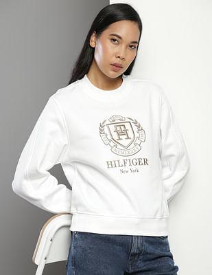 pure cotton brand embroidered sweatshirt