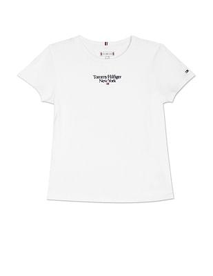pure cotton brand print t-shirt