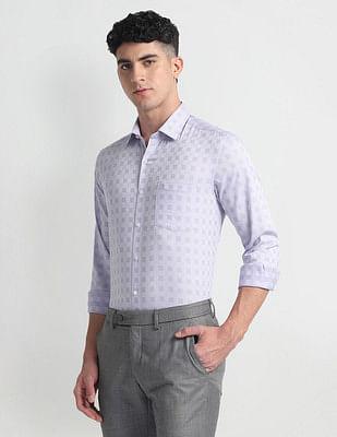 pure cotton manhattan slim fit shirt