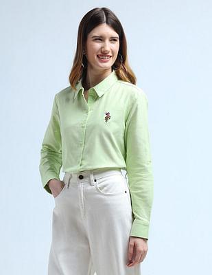 pure cotton oxford shirt