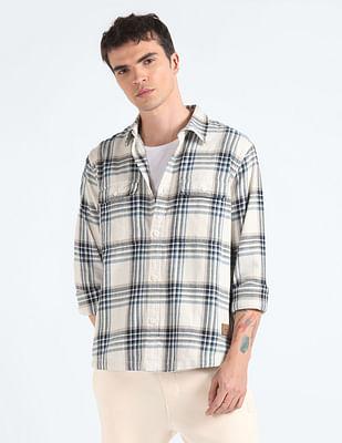 pure cotton relaxed fit shirt