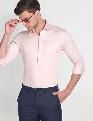pure cotton sateen formal shirt
