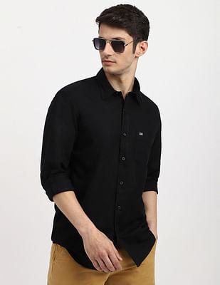 pure cotton slim casual shirt