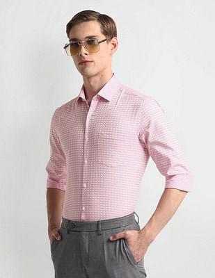 pure cotton slim fit shirt