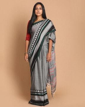 pure cotton solid  saree