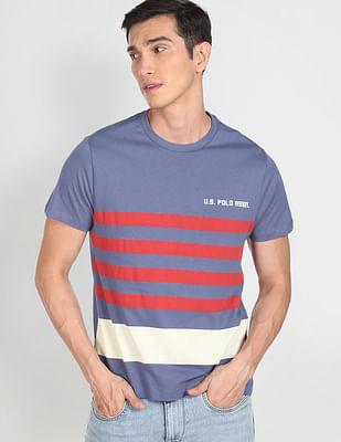 pure cotton striped t-shirt