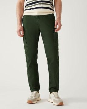 pure cotton utility cargo trousers