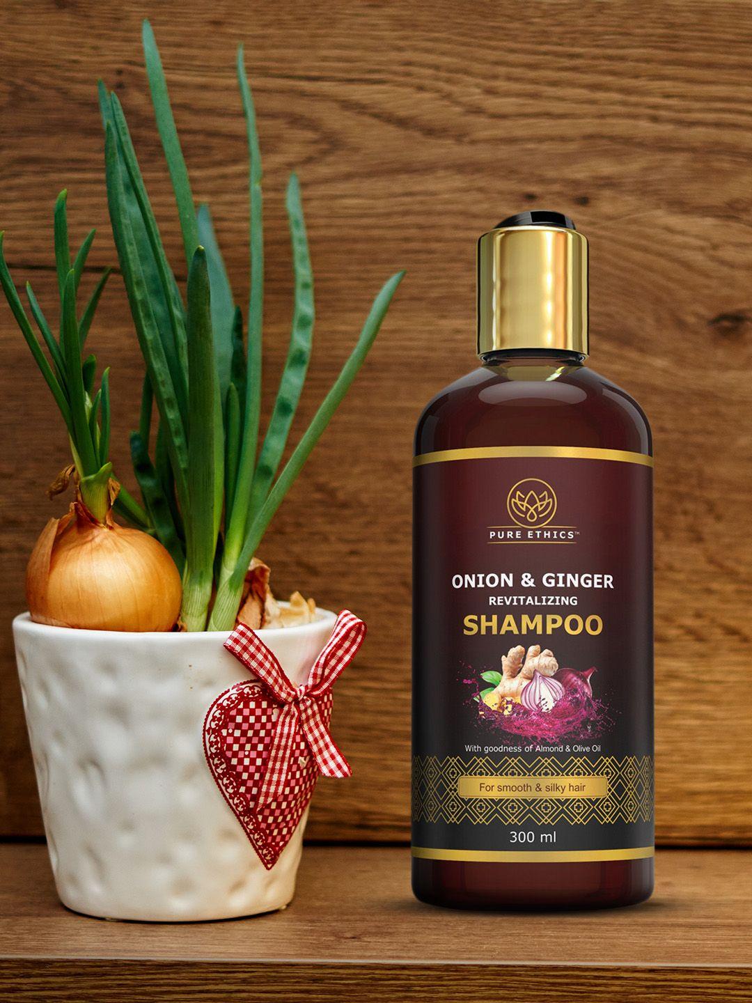 pure ethics onion shampoo with ginger - 300 ml