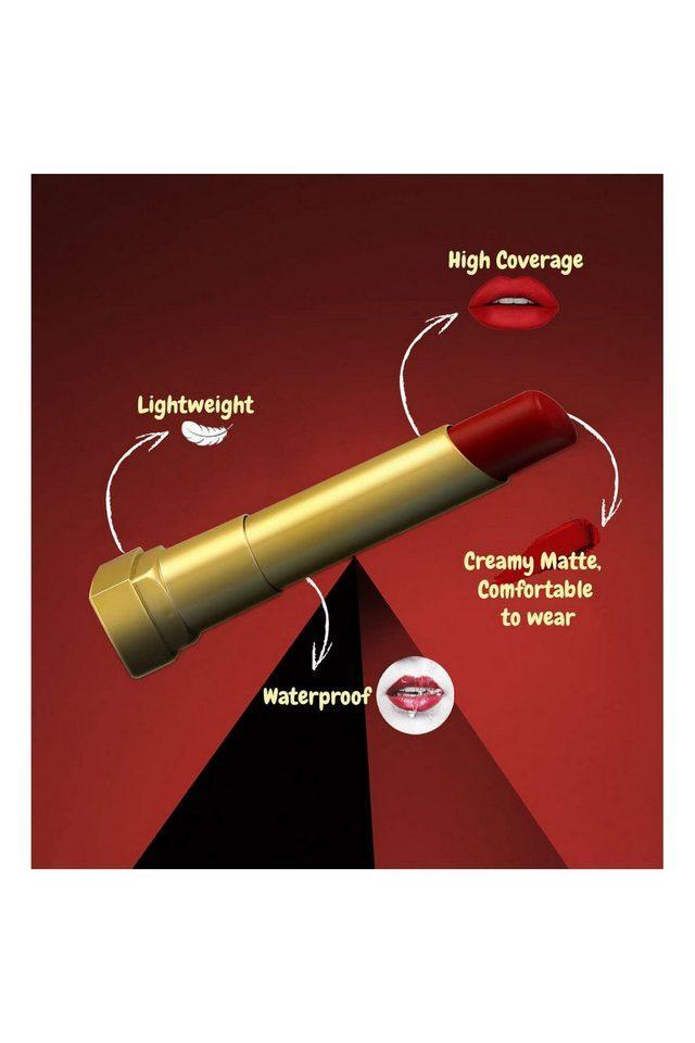 pure matte lipstick velvet finish non-sticky long lasting lip colour, woody wonder