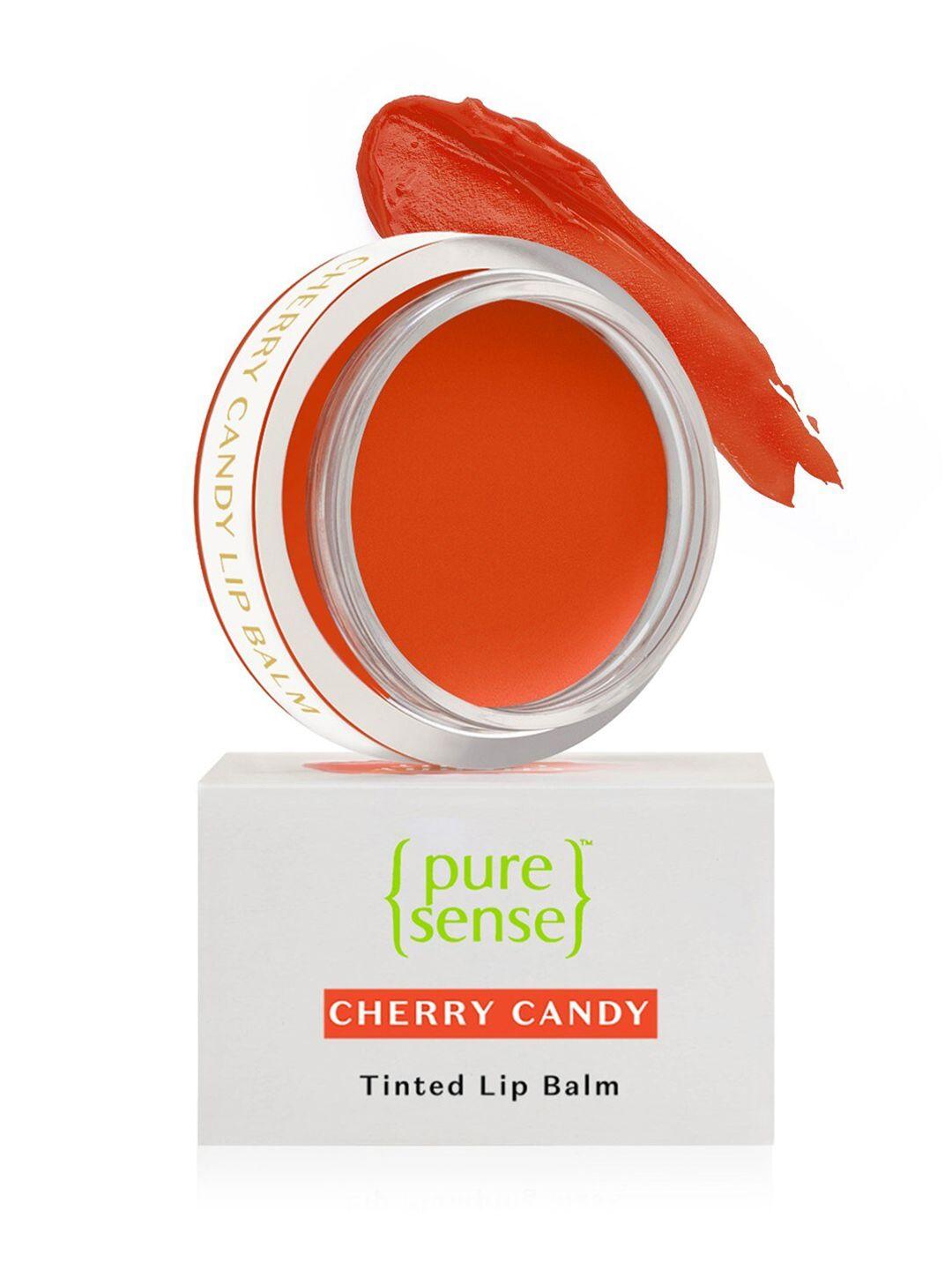 pure sense cherry candy tinted lip balm with sweet cherry & almond oil - 5 ml