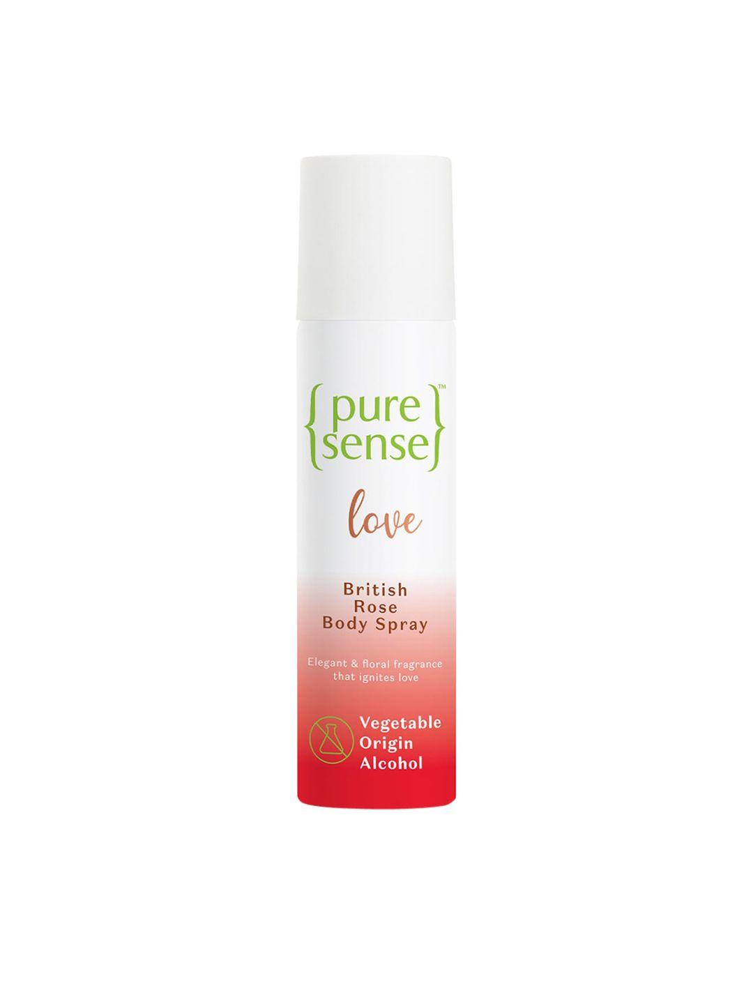 pure sense love british rose long lasting fragrance perfume