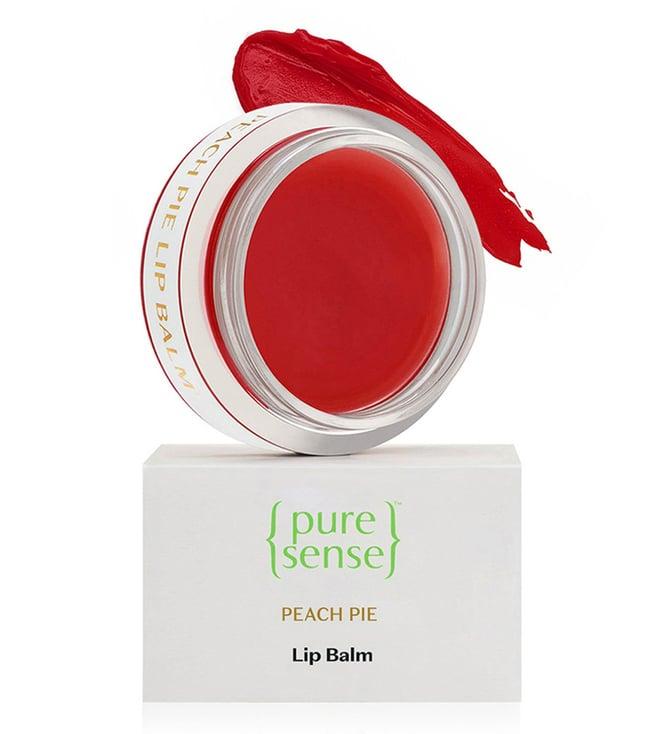 pure sense peach pie lip balm - 5 gm