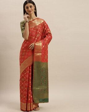 pure silk woven banarasi heavy patola saree