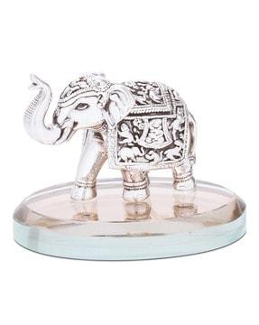 pure silver elephant idol