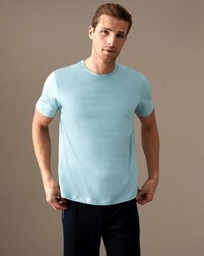 pure supima cotton crew-neck t-shirt