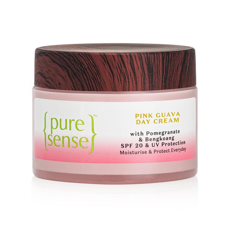 puresense pink guava day cream with spf 20 face moisturizer - makers of parachute advansed