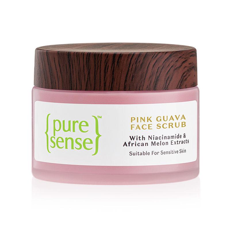 puresense pink guava face scrub for exfoliation & glowing skin - makers of parachute advansed