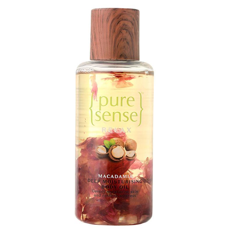 puresense macadamia deep moisturising body oil for all skin types