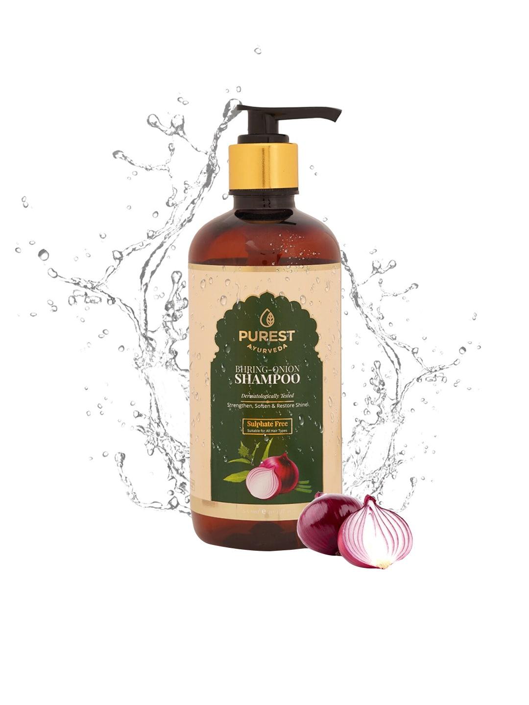 purest ayurveda bhring-onion hair care shampoo - 300 ml