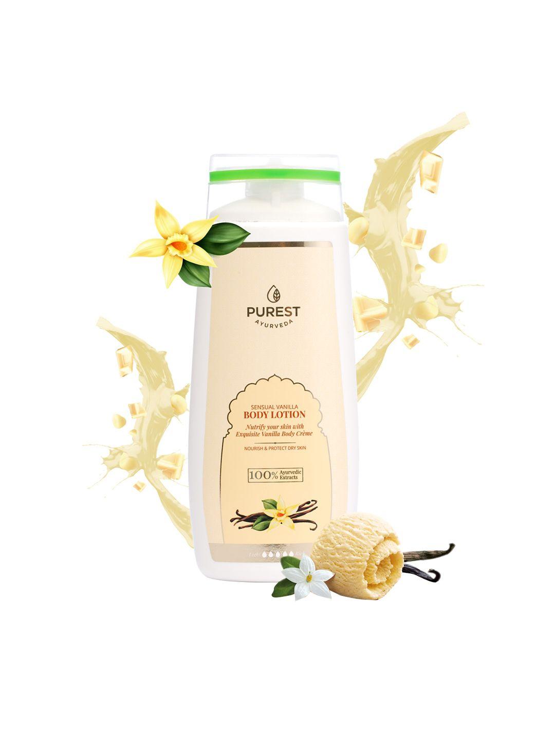 purest ayurveda sensual vanilla body lotion - 250 ml
