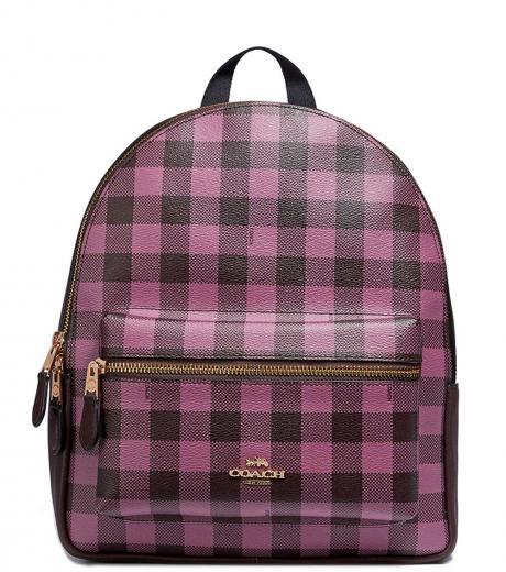 purple charlie medium backpack