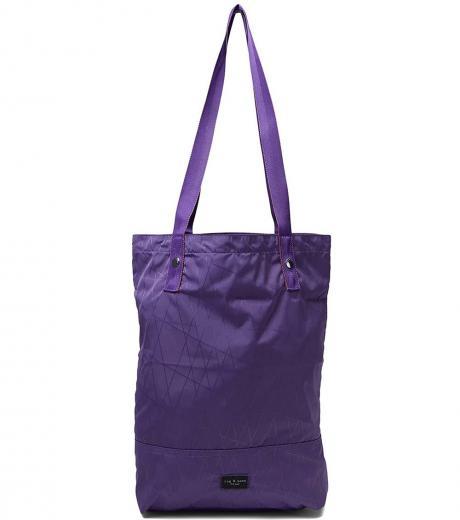 purple addison carryall large tote
