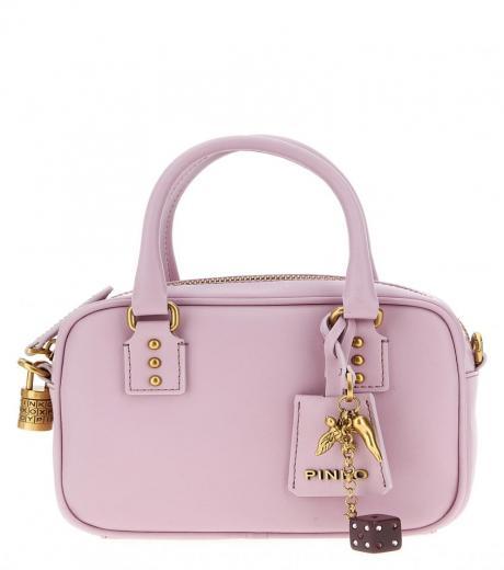 purple bowling bag handbag