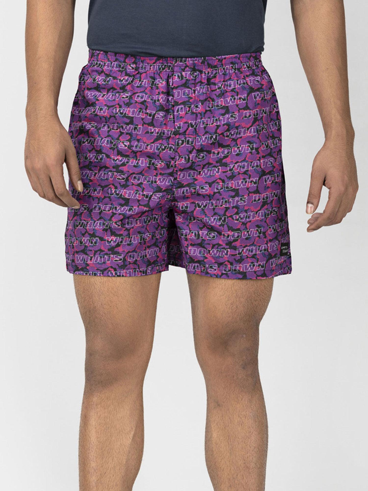 purple camo boxers