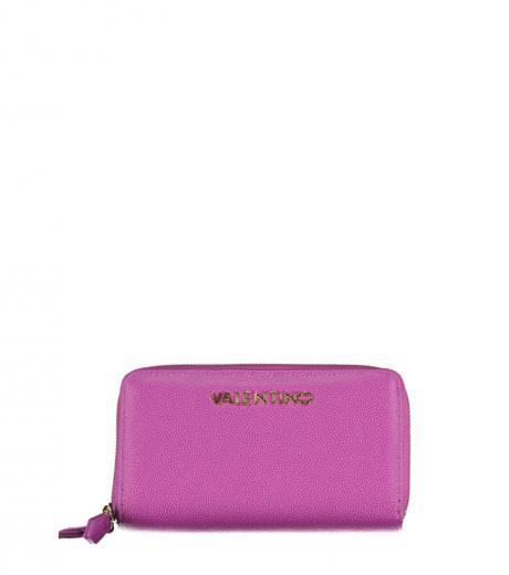 purple classic logo wallet