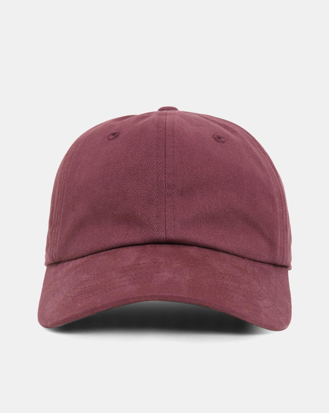 purple cotton cap